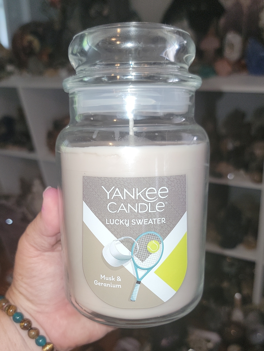 Yankee Candle Lucky Sweater Jar Candle - Cream